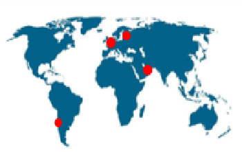 Overseas branches in Dubai, Prague, St. Petersburg, and Santiago